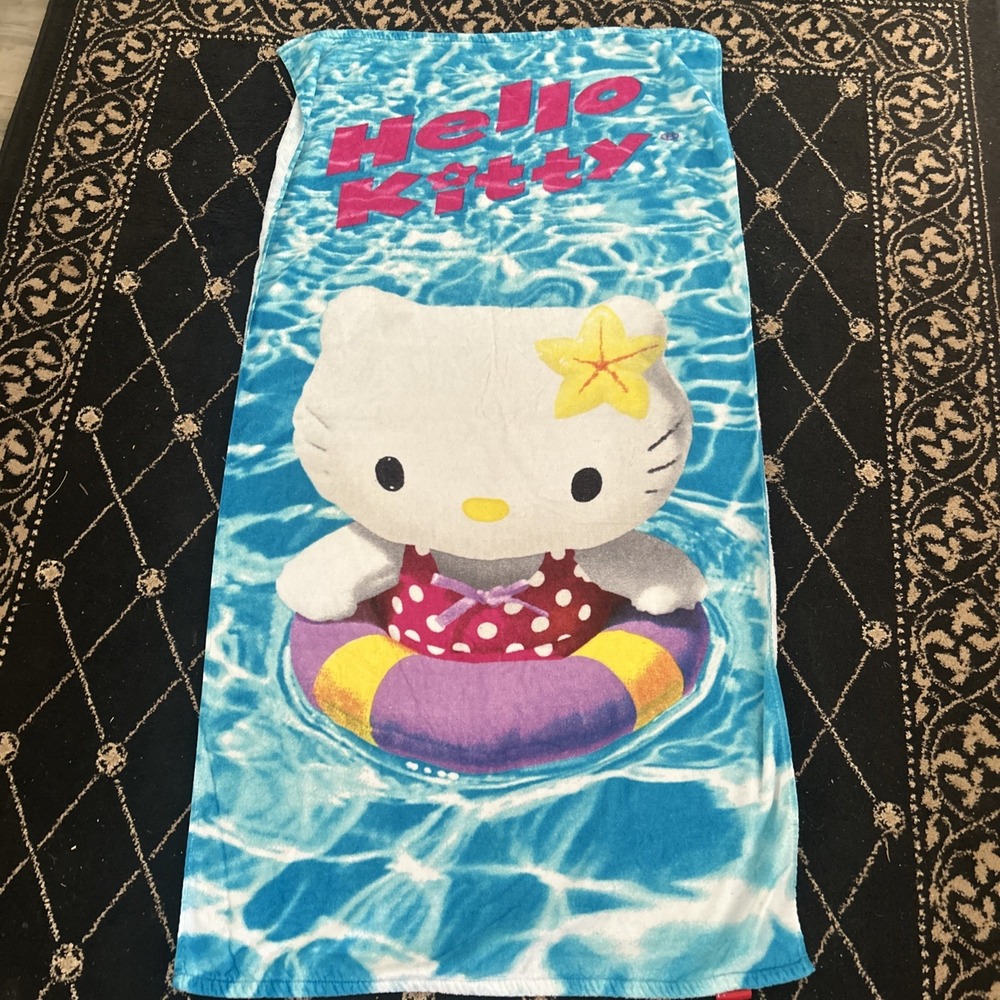 Hello Kitty 100% Cotton Beach Towel Franco 2005